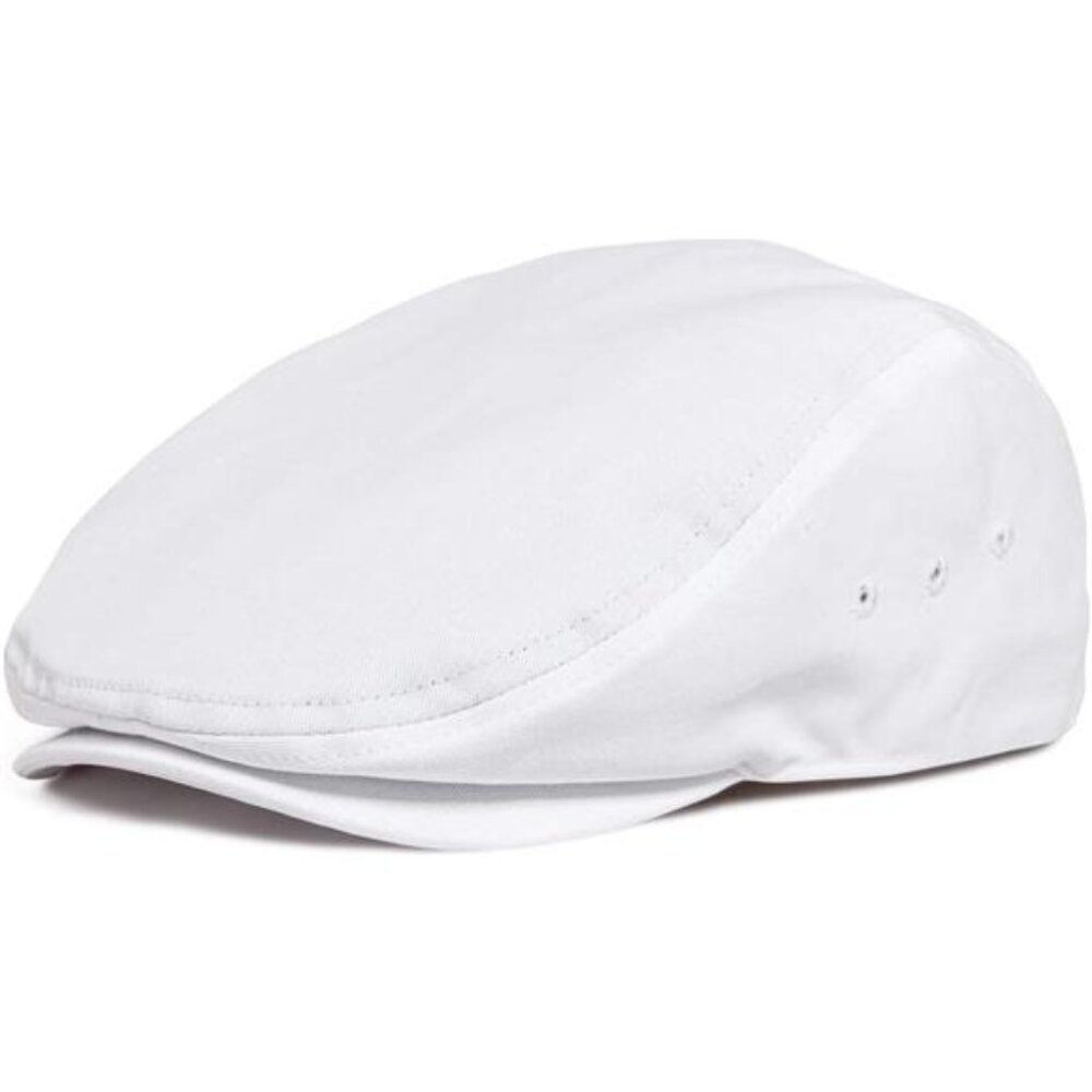 Men Ivy Cap Cotton Twill Newsboy Flat Cap